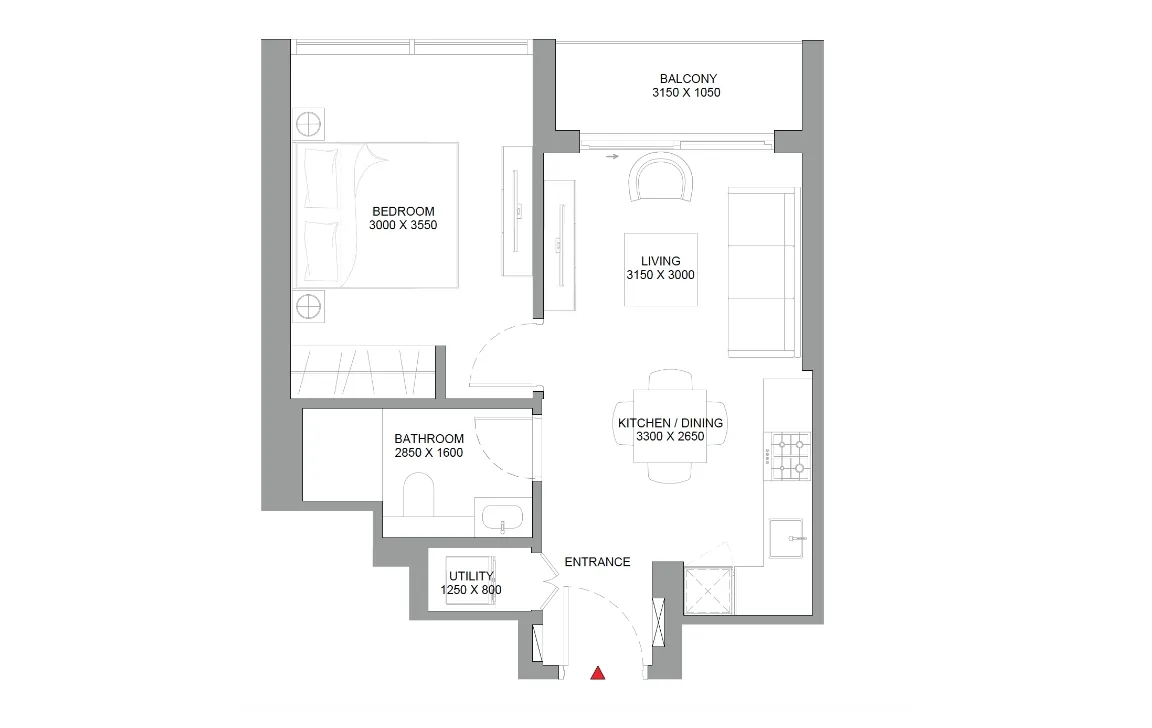 1 Bedroom Apartment (Type A)