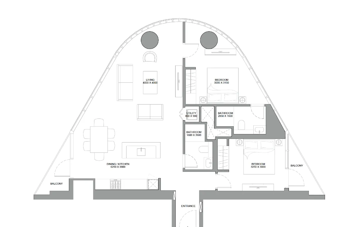 2 Bedroom Apartment (Type D)