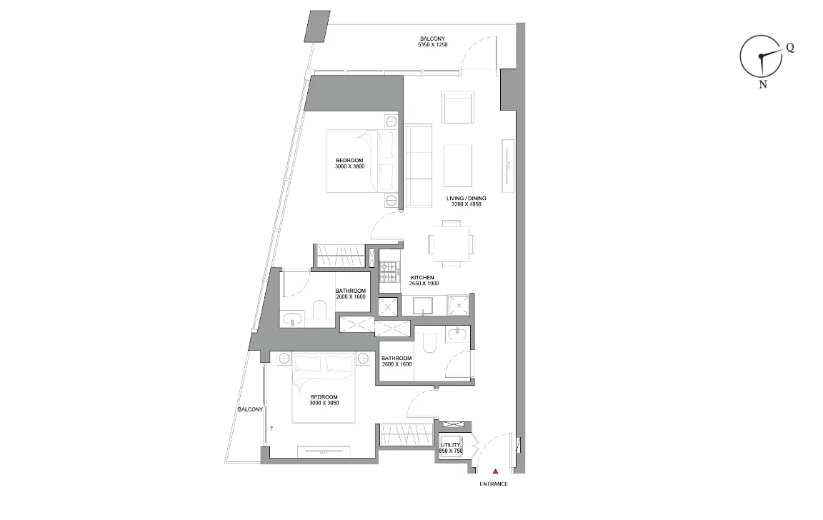 2 Bedroom Apartment (Type D)