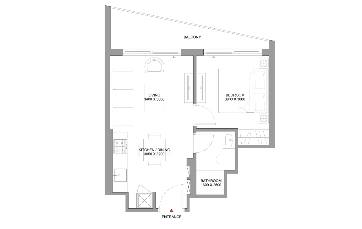 1 Bedroom Apartment (Type A)