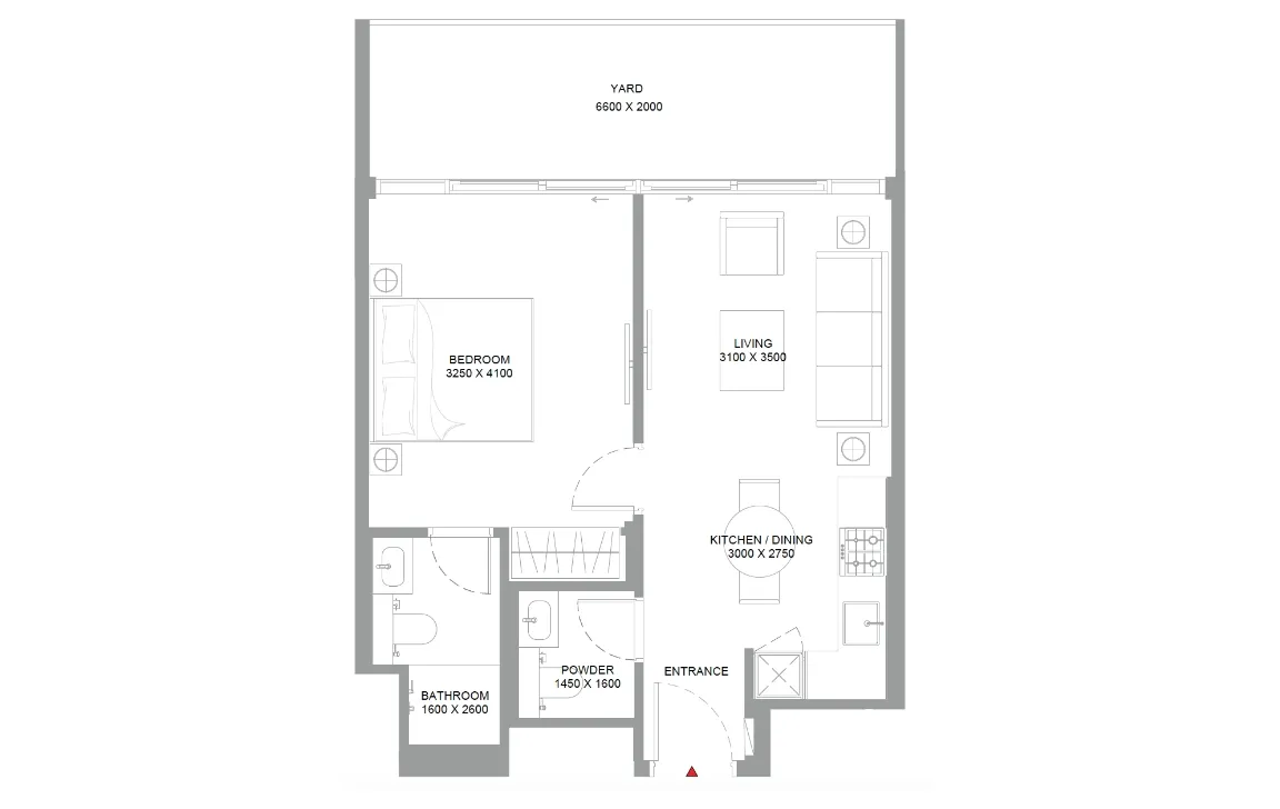 1 Bedroom Apartment (Type C)