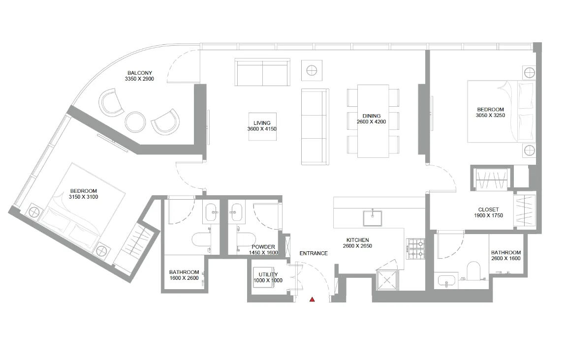 2 Bedroom Apartment (Type D)