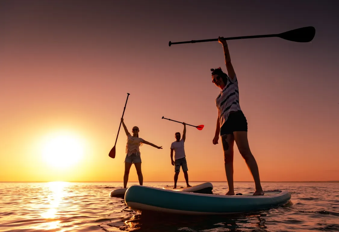 PADDLE BOARDING