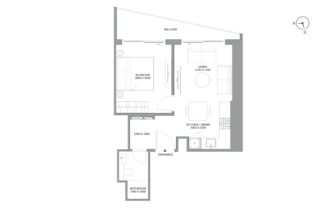 1 Bedroom Apartment (Type A)