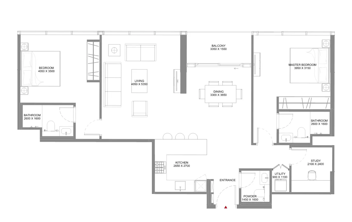  2 Bedroom Apartment (Type B)
