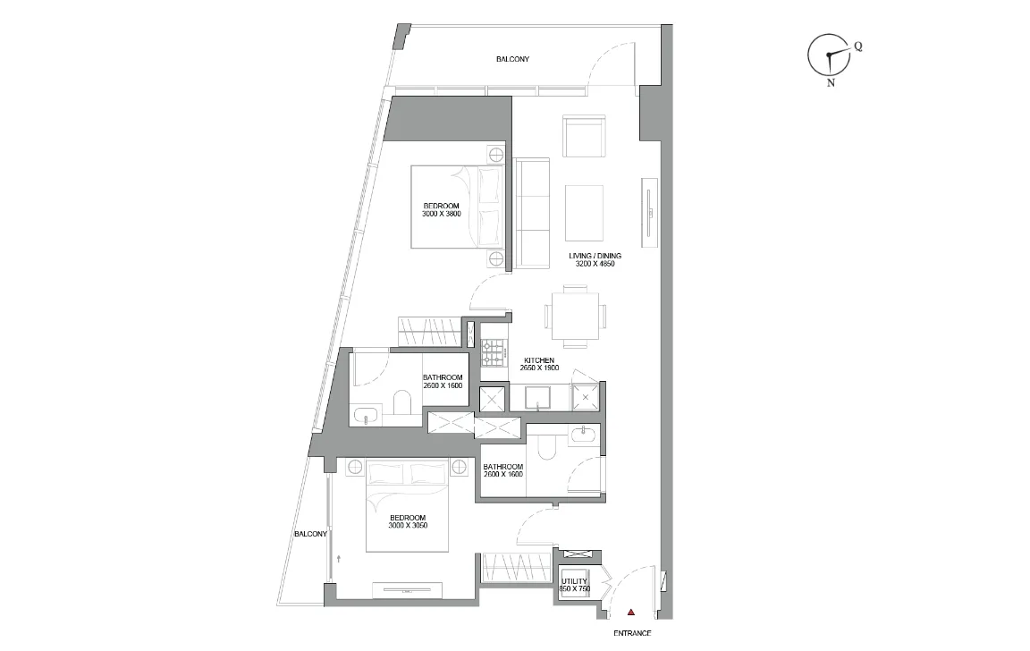 2 Bedroom Apartment (Type D)